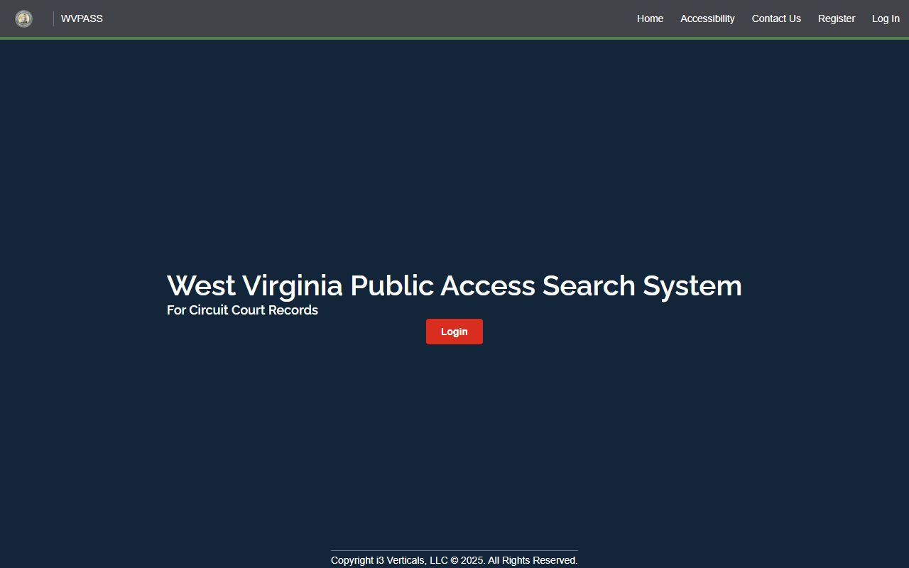 WVPASS circuit court records public access portal